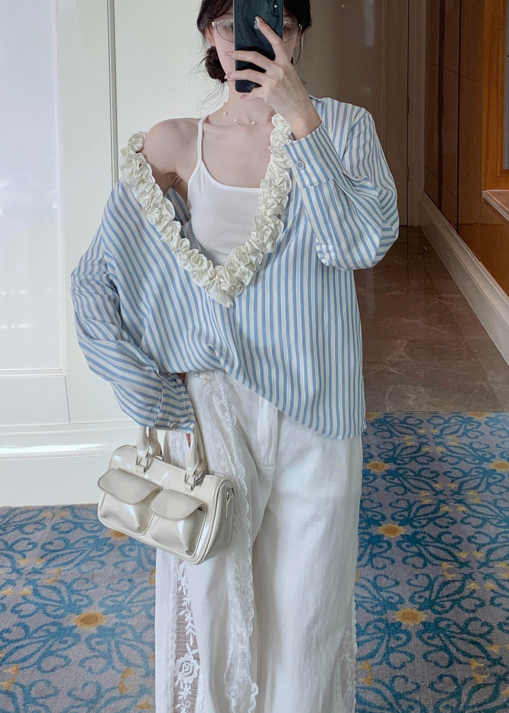 A Vintage Style Shirt with Delicate Timeless Details