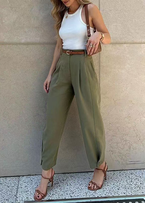 A Vintage Style Pants with Delicate Timeless Details