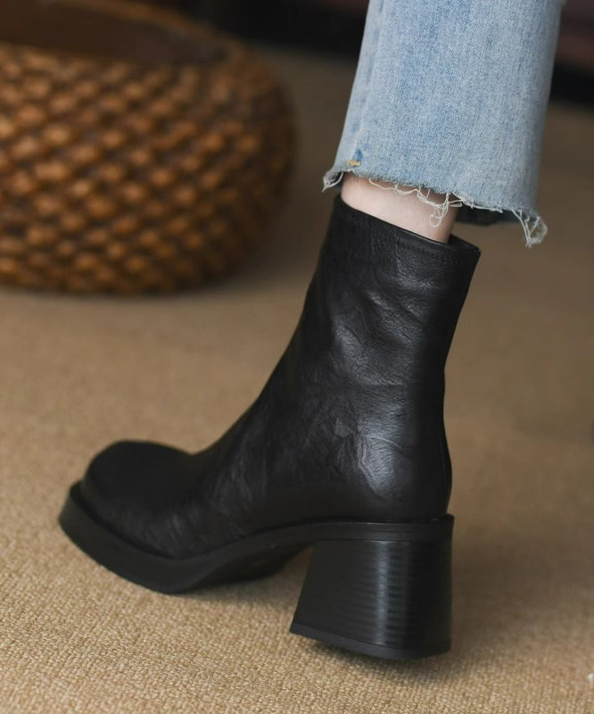 Classic Orthopedic Boots with Timeless Style