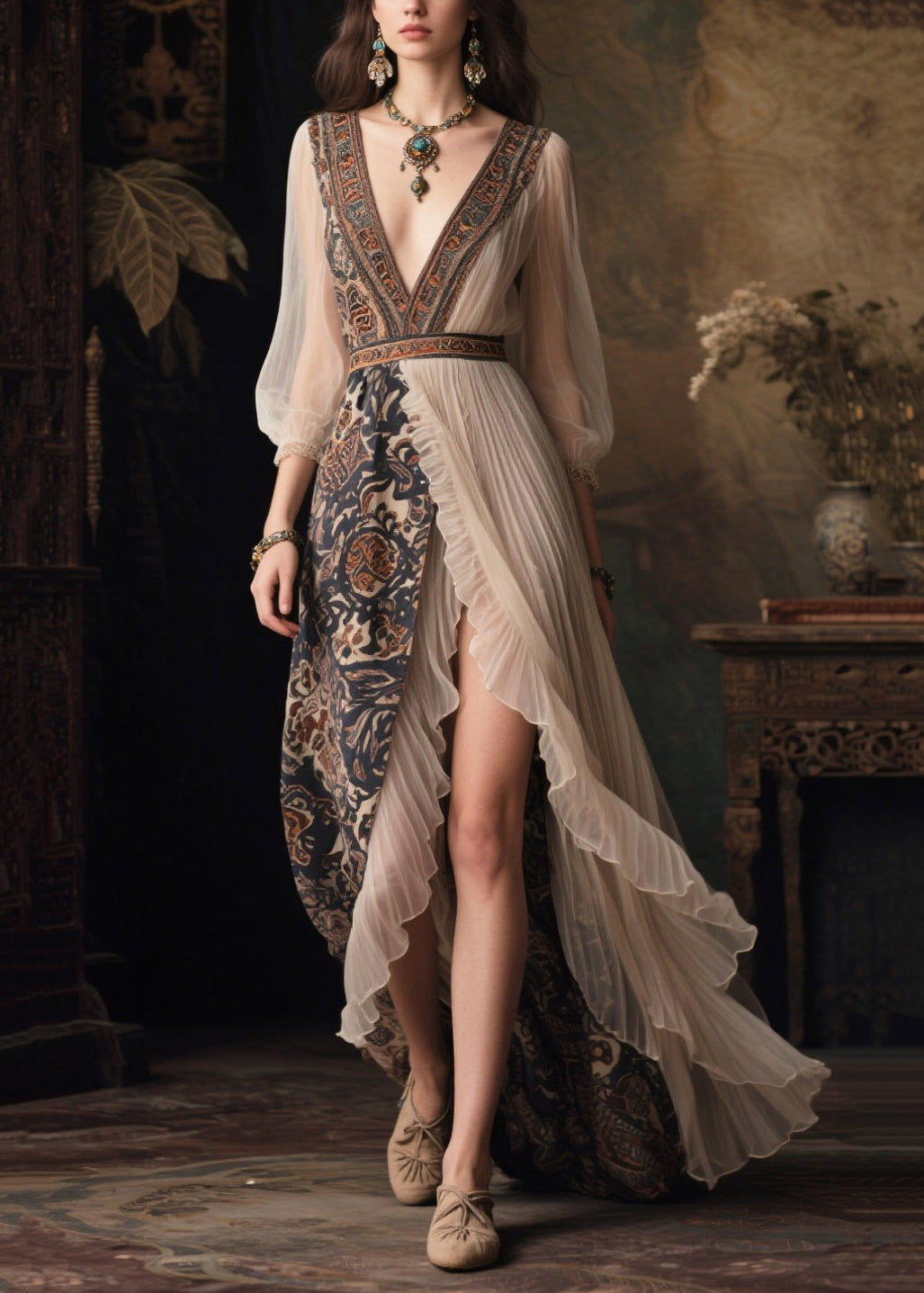 Elegantly Styled Dress for Everyday Wear
