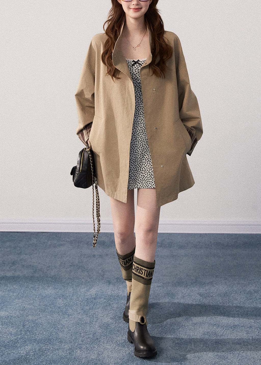 A Vintage Style Coat with Delicate Timeless Details