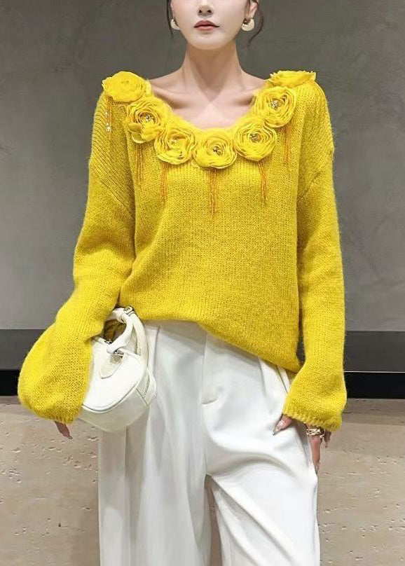 A Vintage Style Sweater with Delicate Timeless Details