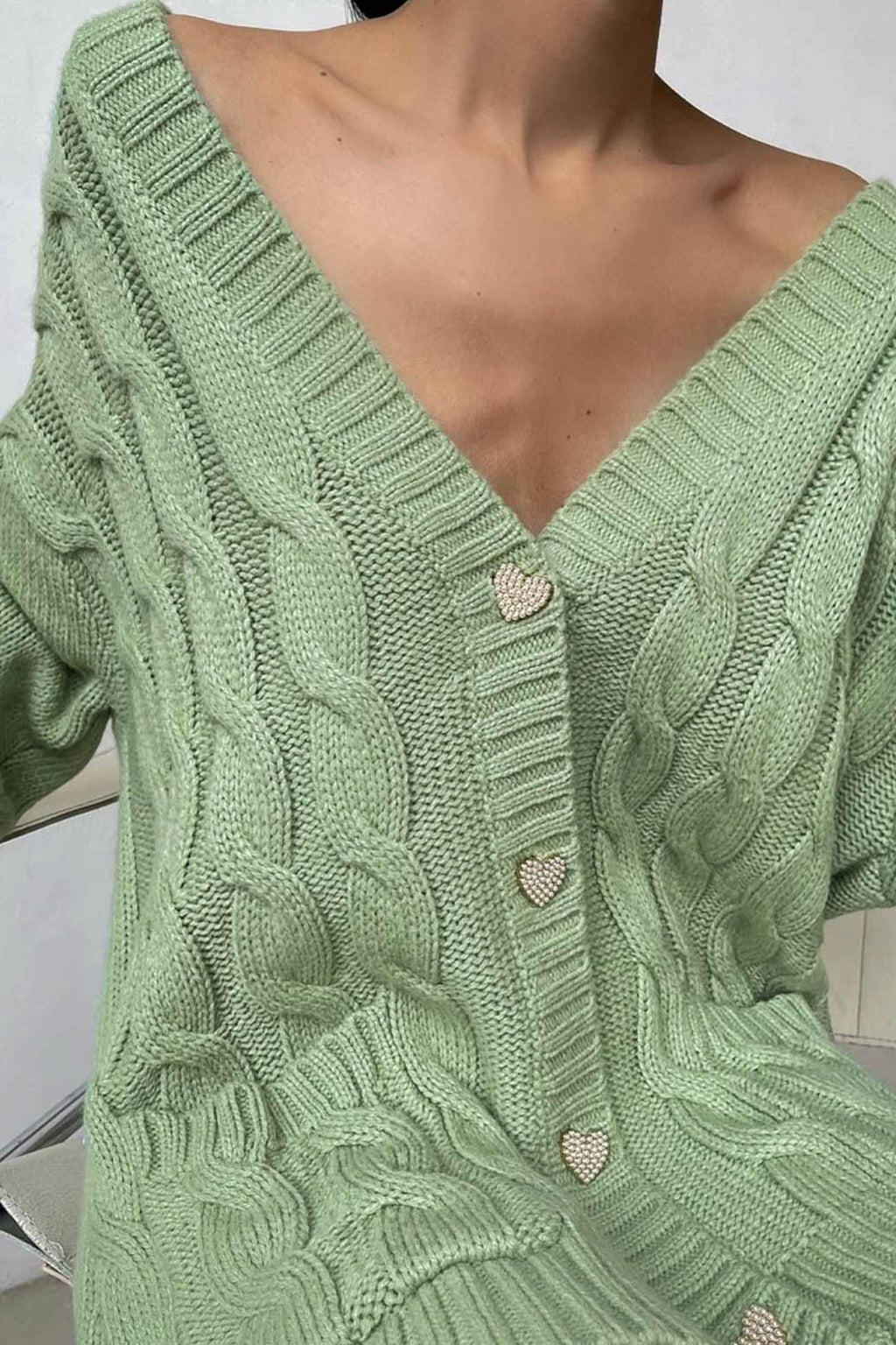 A Vintage Style Cardigan with Delicate Timeless Details
