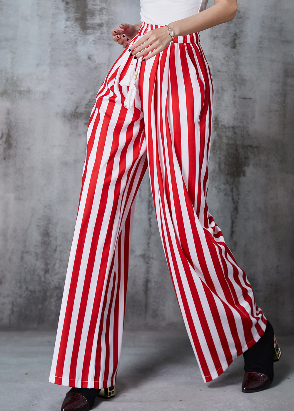 A Vintage Style Pants with Delicate Timeless Details