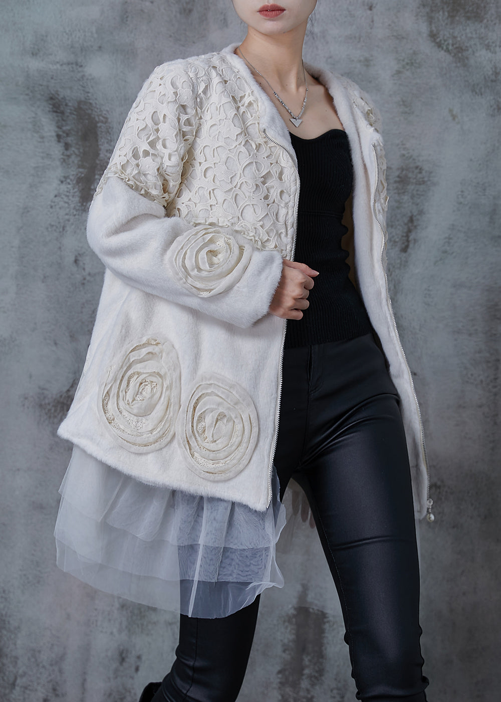 A Vintage Style Jacket with Delicate Timeless Details