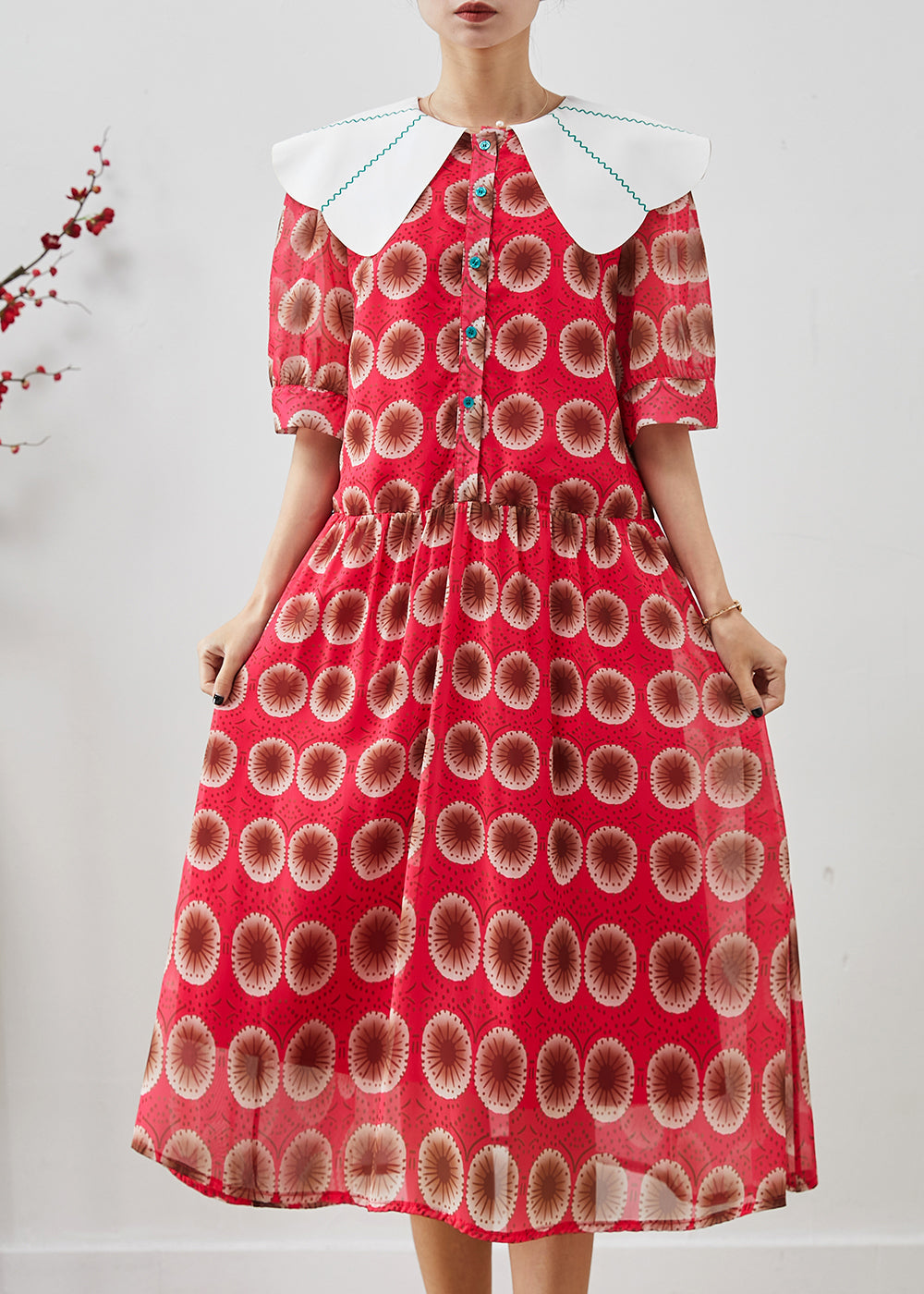 A Vintage Style Dress with Delicate Timeless Details