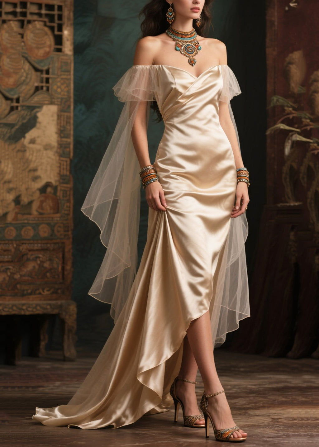 Elegantly Styled Dress for Everyday Wear