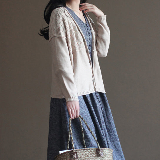 Classic Vintage Cardigan with a Flattering Fit