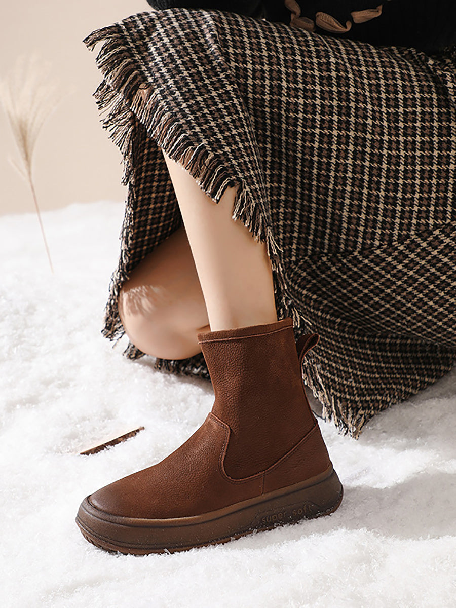 Chic Orthopedic Boots with Unique Design