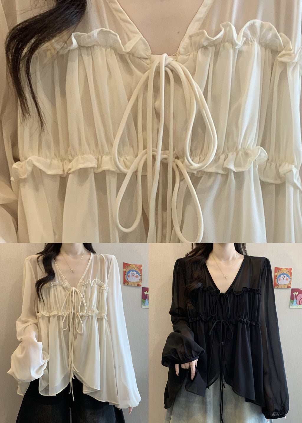 A Vintage Style Blouse with Delicate Timeless Details