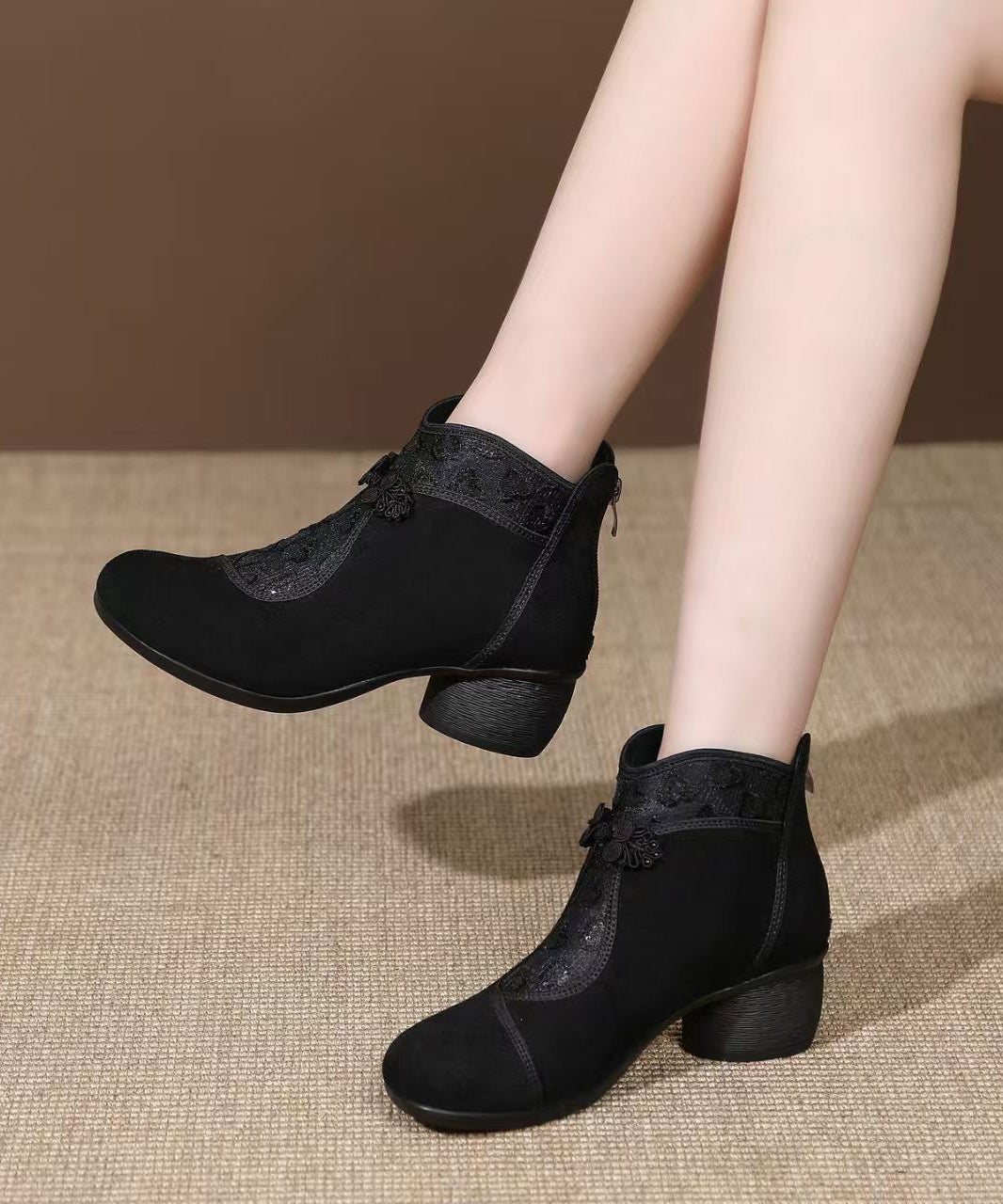 Vintage Inspired Orthopedic Boots