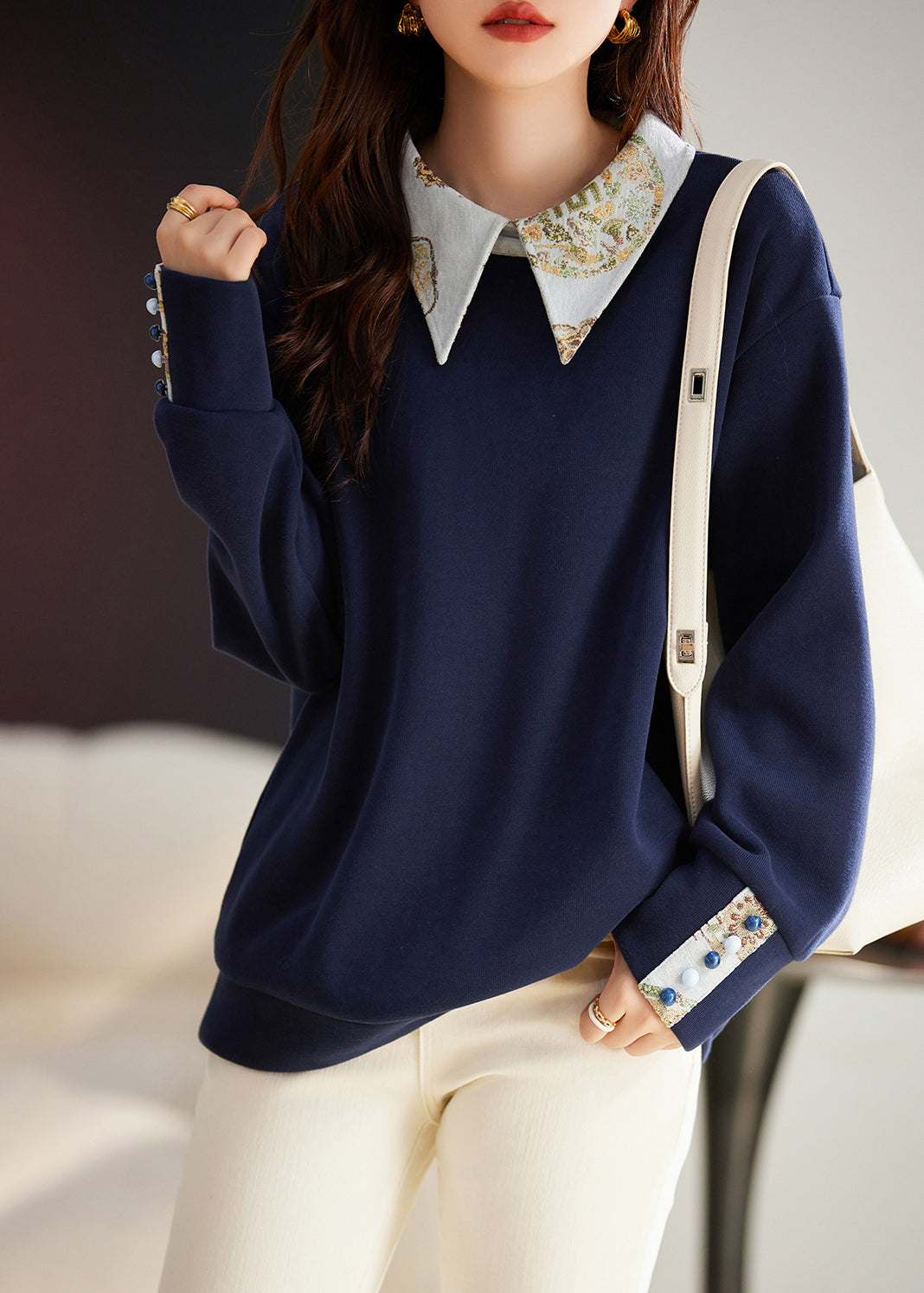 Gracefully Styled Pullover for Any Occasion