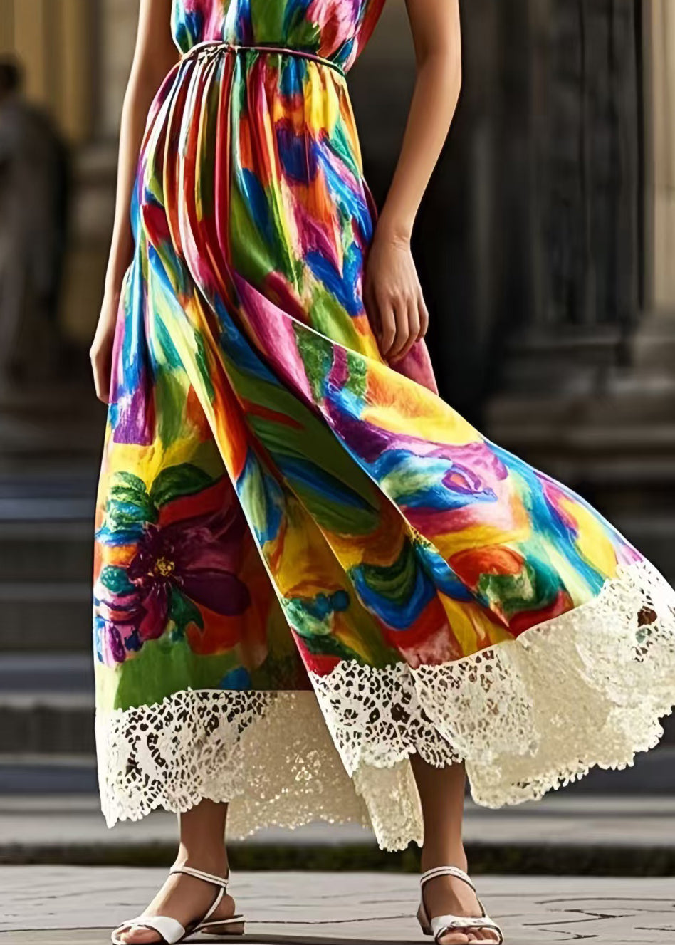 A Vintage Style Dress with Delicate Timeless Details