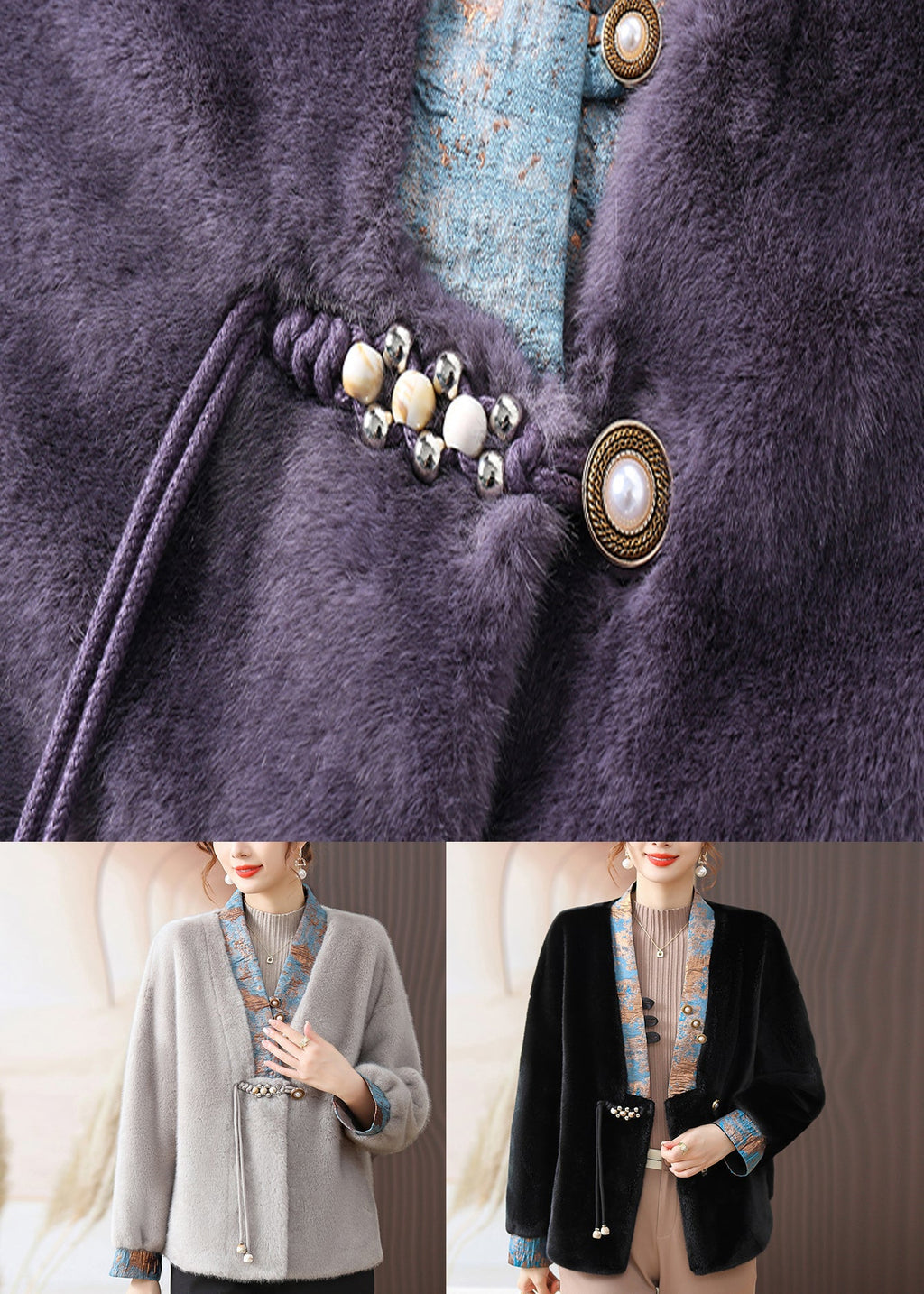 A Vintage Style Coat with Delicate Timeless Details