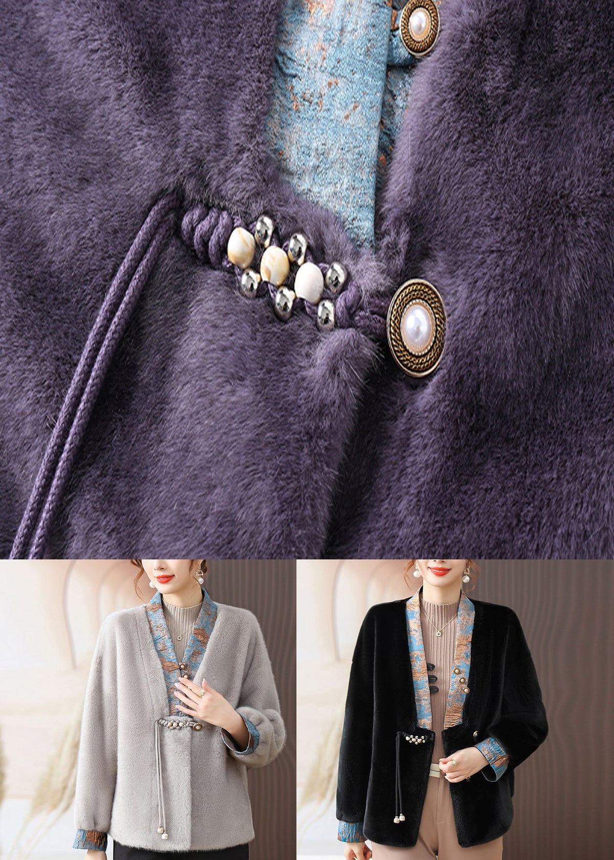 A Vintage Style Coat with Delicate Timeless Details