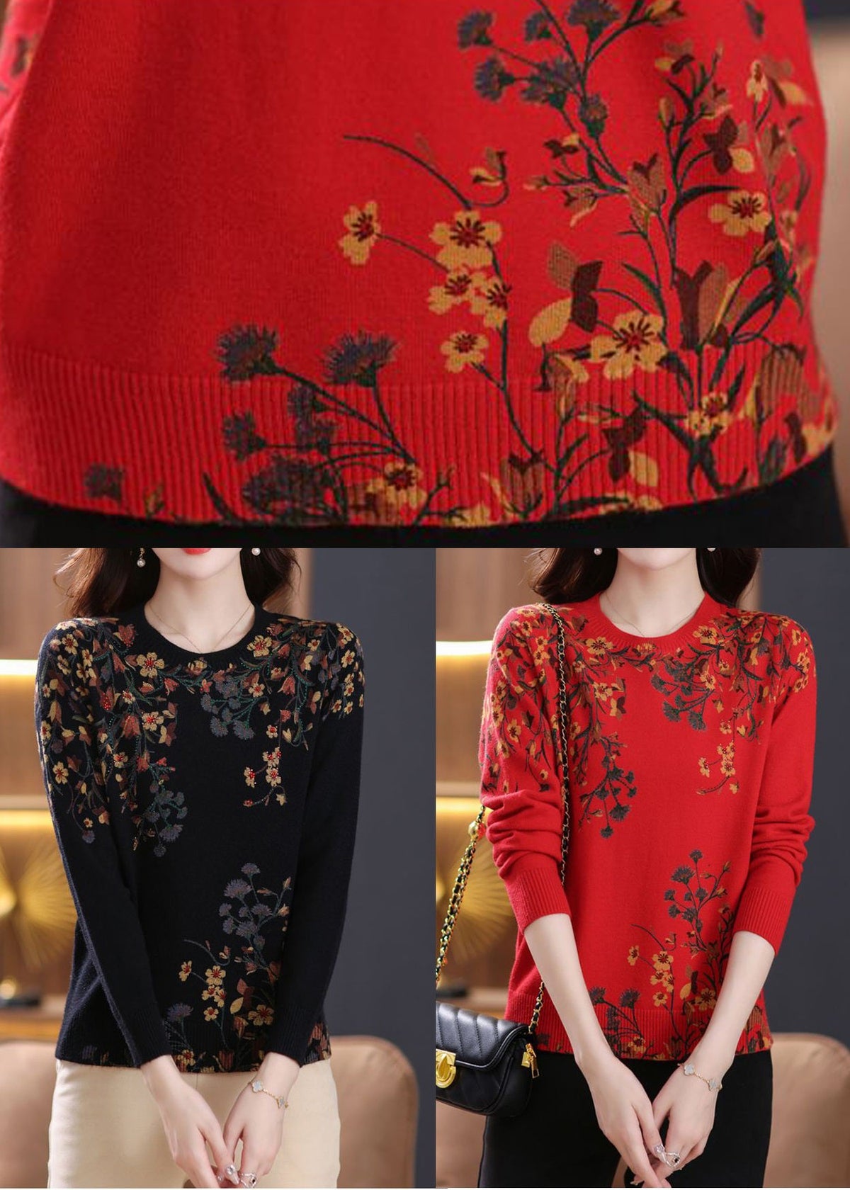 Vintage Inspired Sweater with a Contemporary Edge