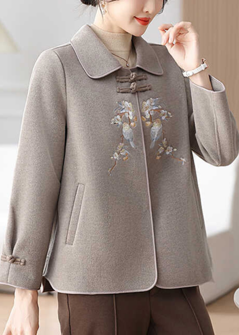 A Vintage Style Coat with Delicate Timeless Details