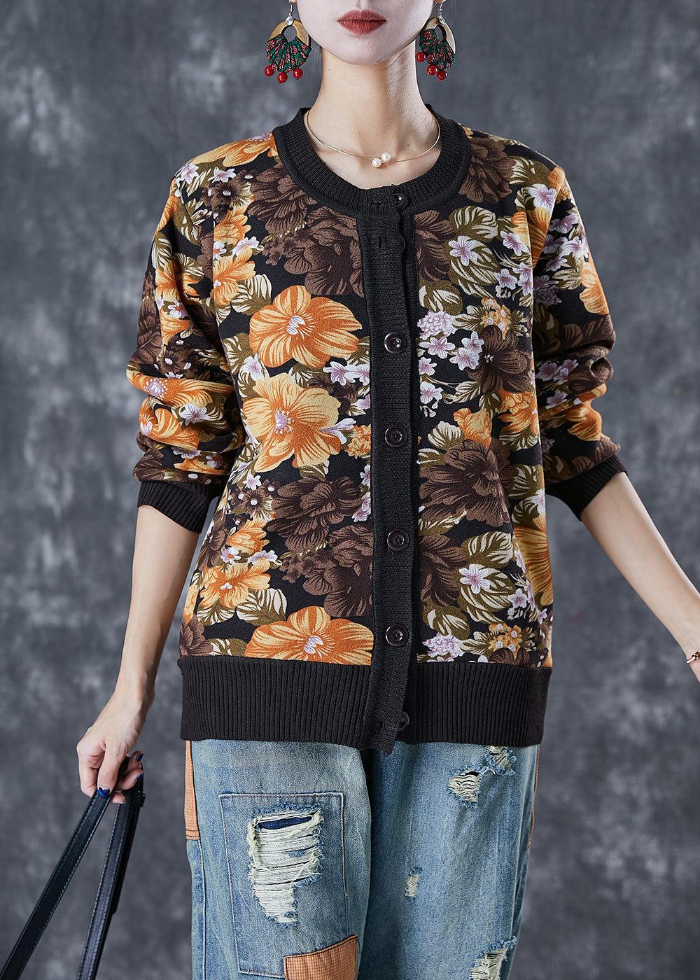 Vintage Inspired Sweater with a Contemporary Edge