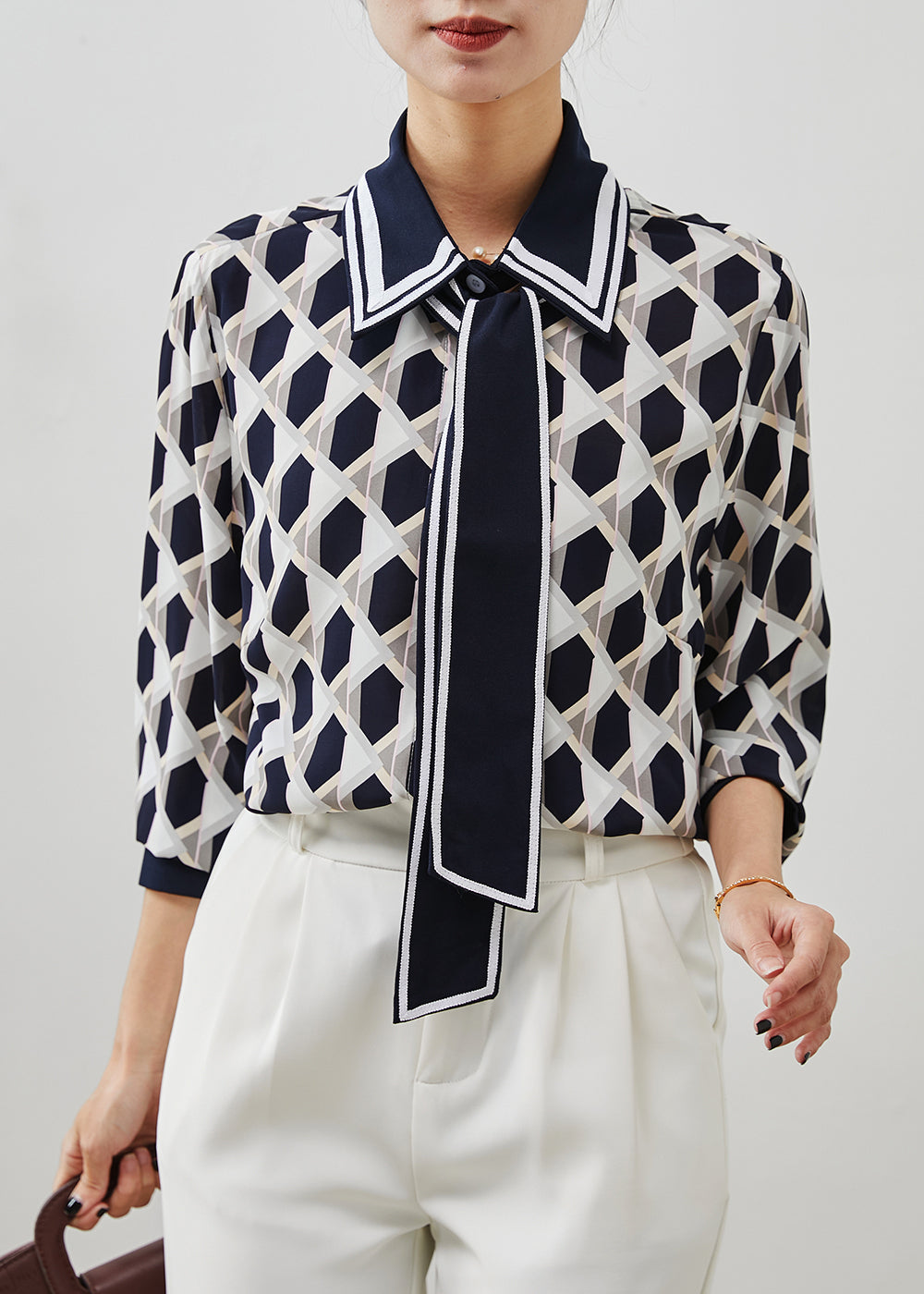 Beautifully Finished Blouse in a Timeless Design