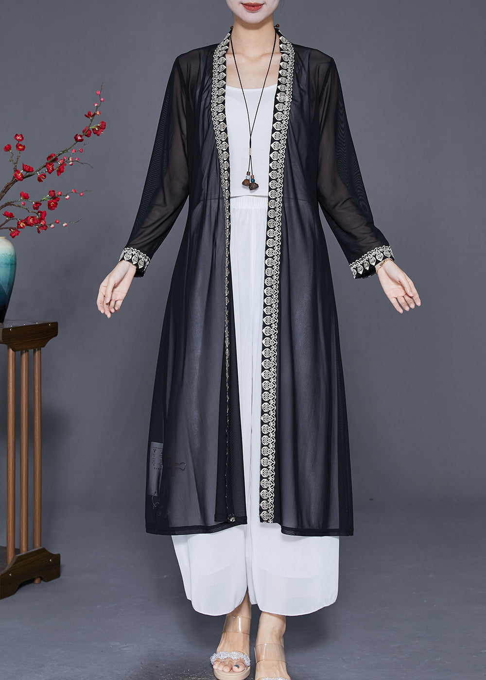 Classic Vintage Cardigan with a Flattering Fit