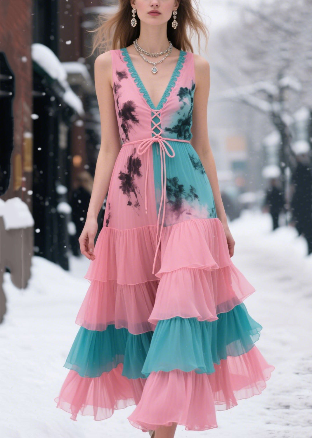 Elegantly Styled Dress for Everyday Wear