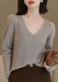 A Vintage Style Sweater with Delicate Timeless Details