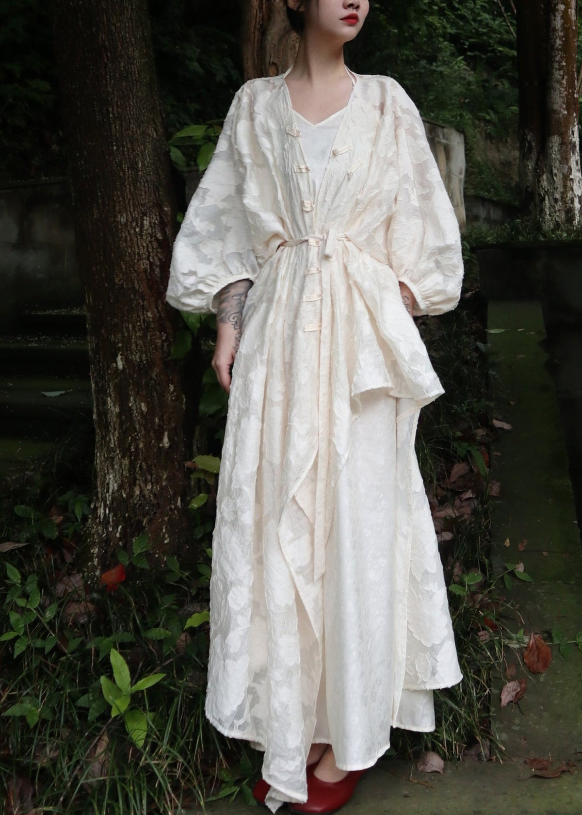 A Vintage Style Dress with Delicate Timeless Details