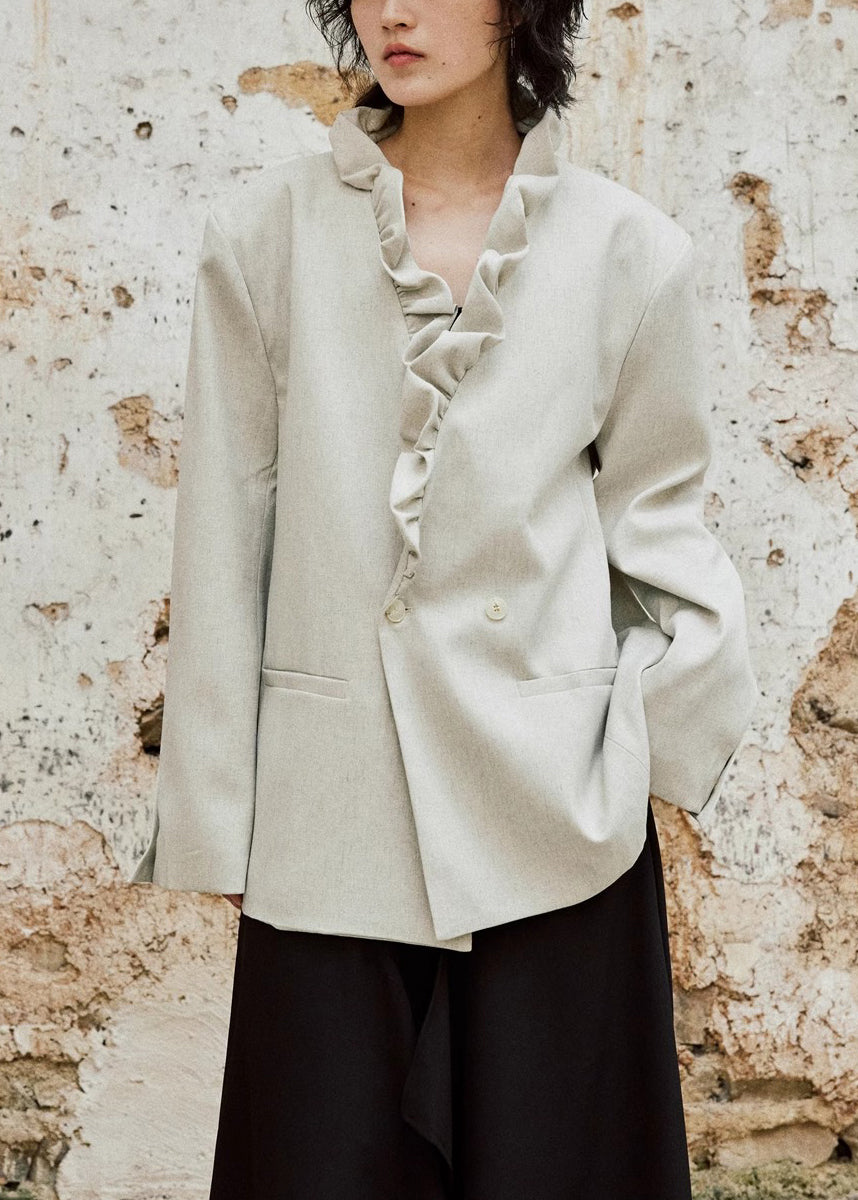 A Vintage Style Coat with Delicate Timeless Details