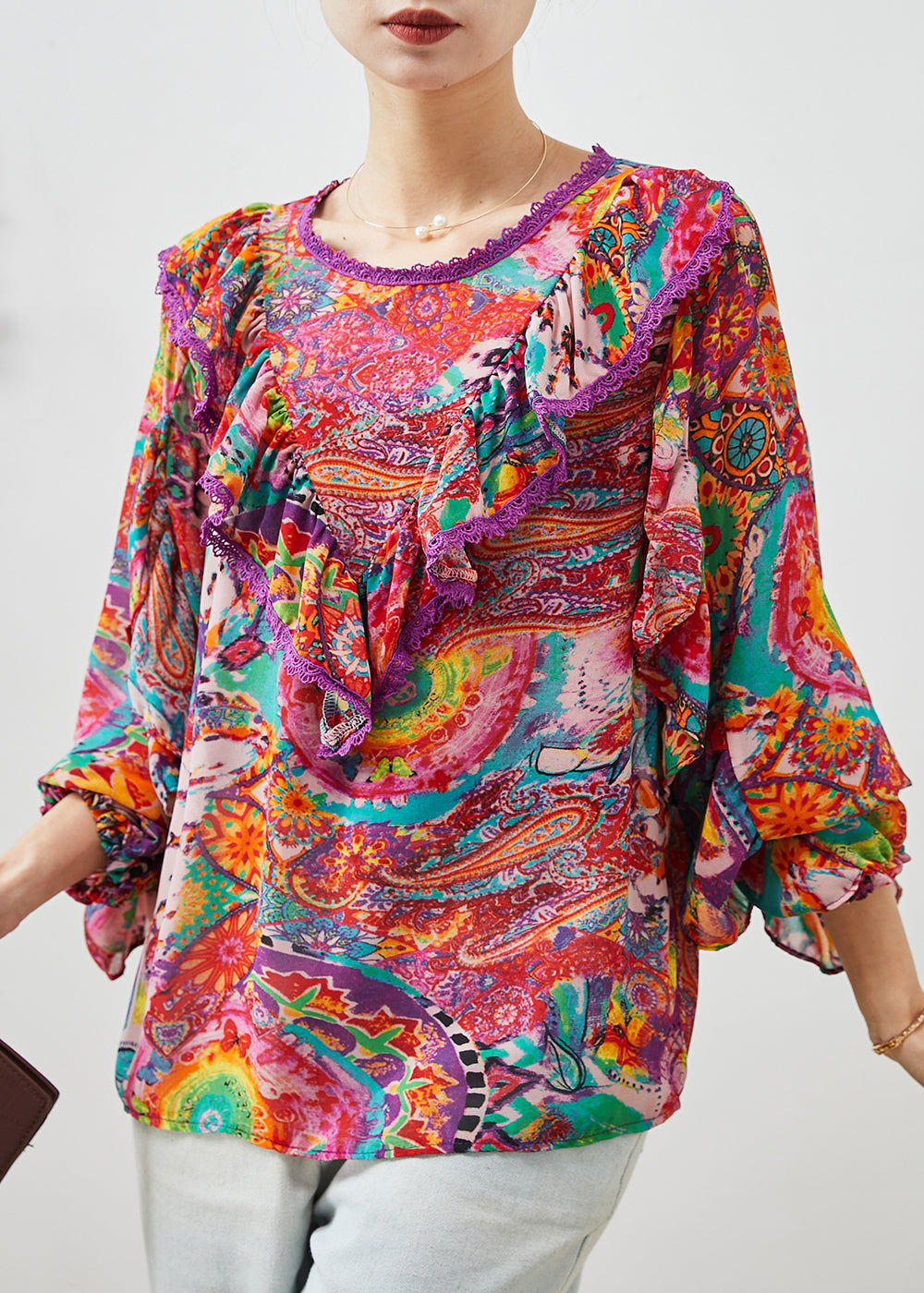 A Vintage Style Blouse with Delicate Timeless Details