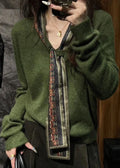 Vintage Inspired Sweater with a Contemporary Edge