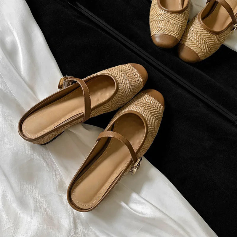 Vintage Inspired Orthopedic Flats