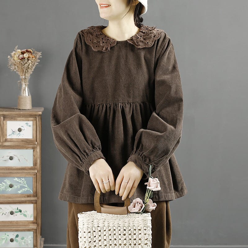 A Vintage Style Sweater with Delicate Timeless Details