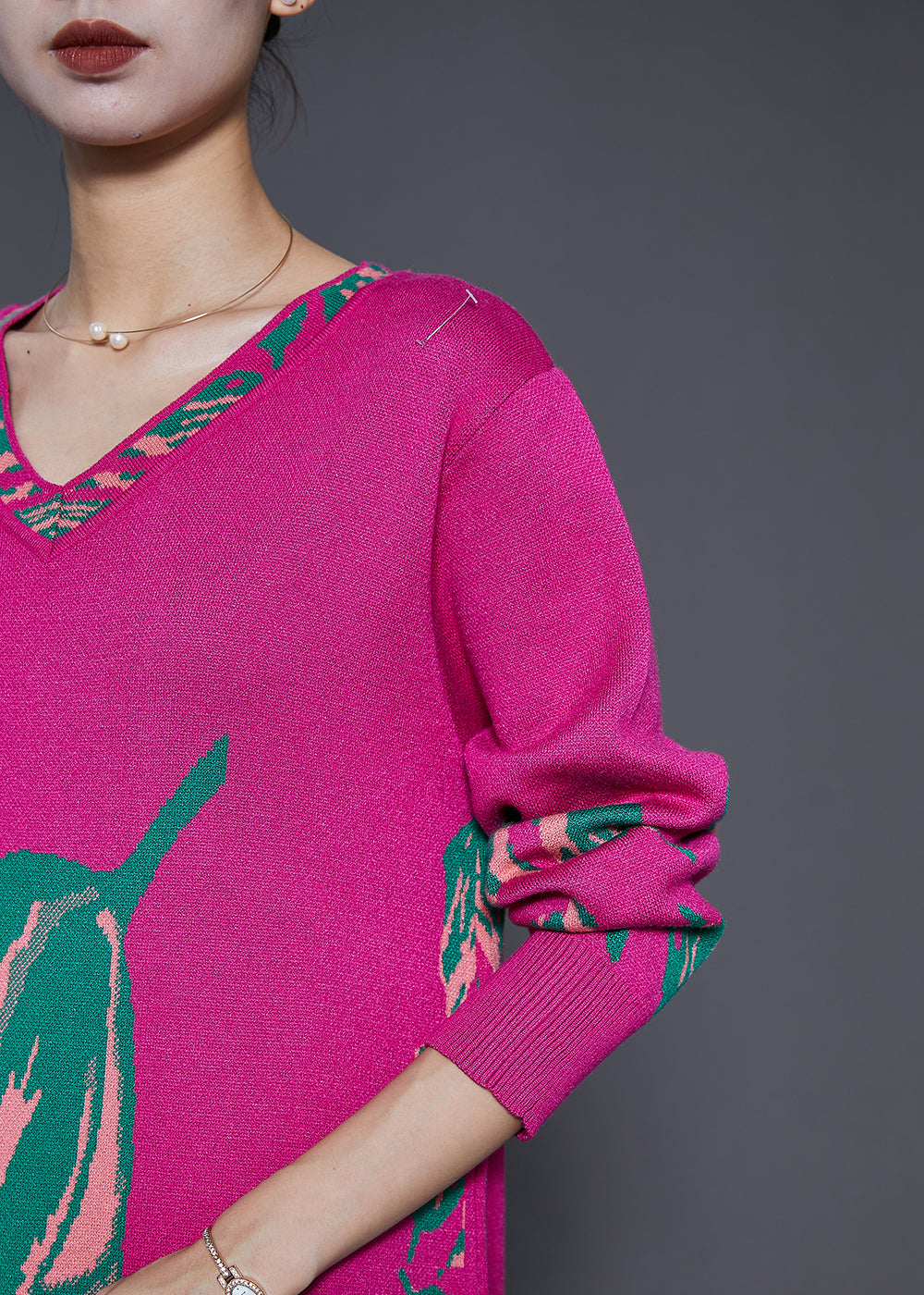 Vintage Inspired Sweater with a Contemporary Edge