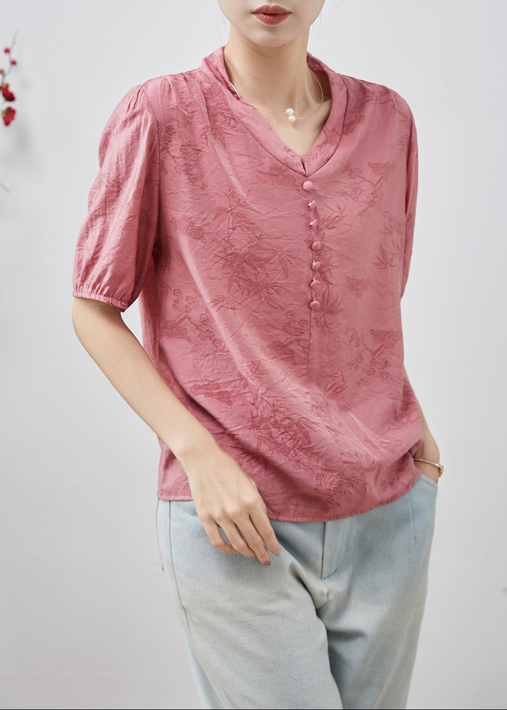 A Vintage Style Shirt with Delicate Timeless Details