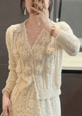 A Vintage Style Cardigan with Delicate Timeless Details