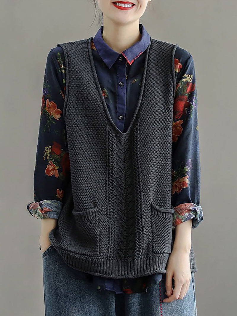 Classic Vintage Sweater with a Flattering Fit