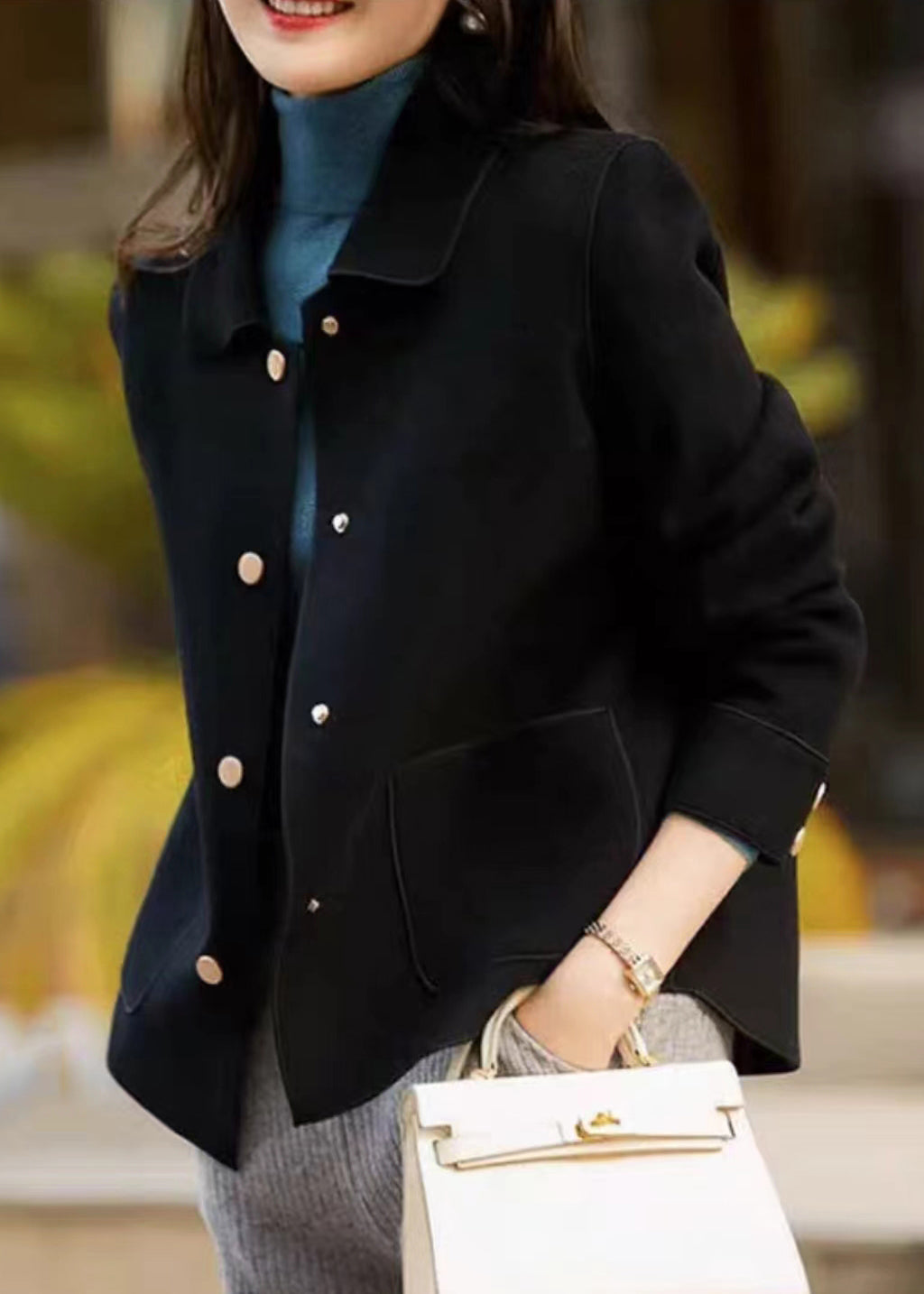 Classic Vintage Coat with a Flattering Fit