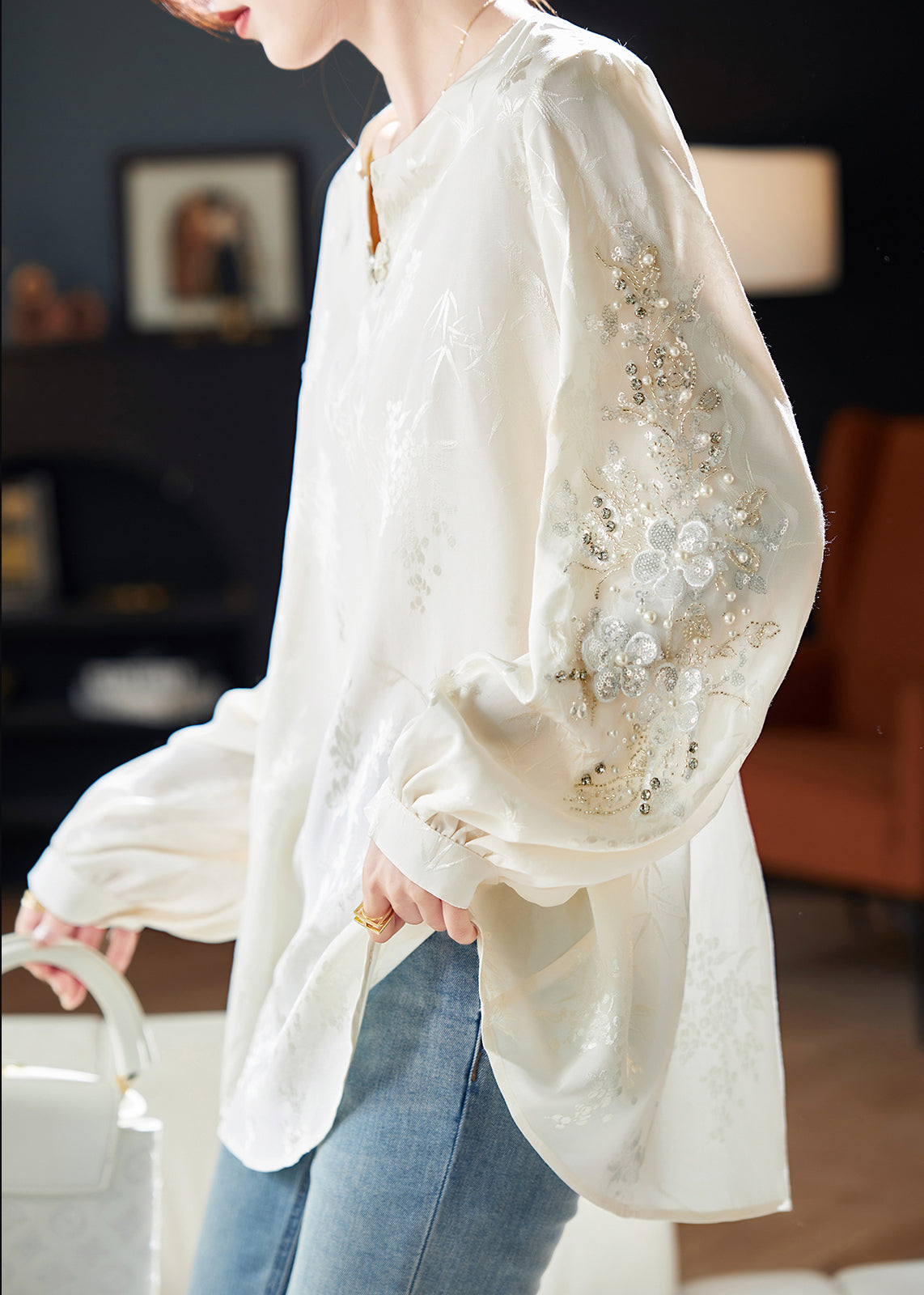 Gracefully Styled Top for Any Occasion