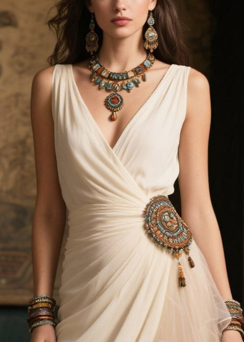 A Vintage Style Dress with Delicate Timeless Details