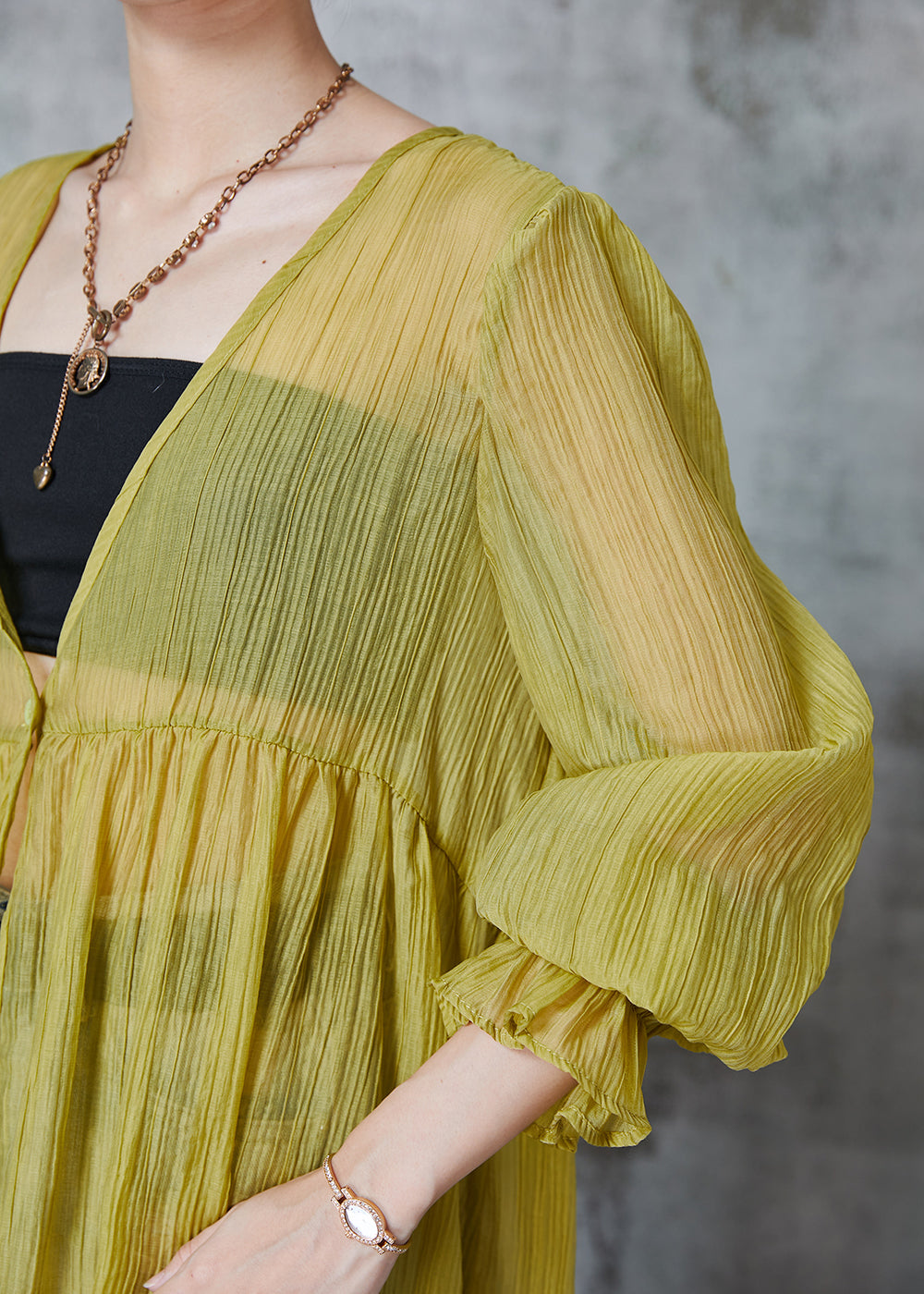 A Vintage Style Coat with Delicate Timeless Details