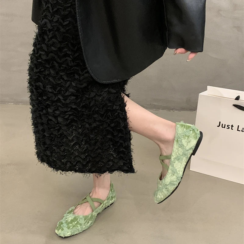 Vintage Inspired Orthopedic Flats