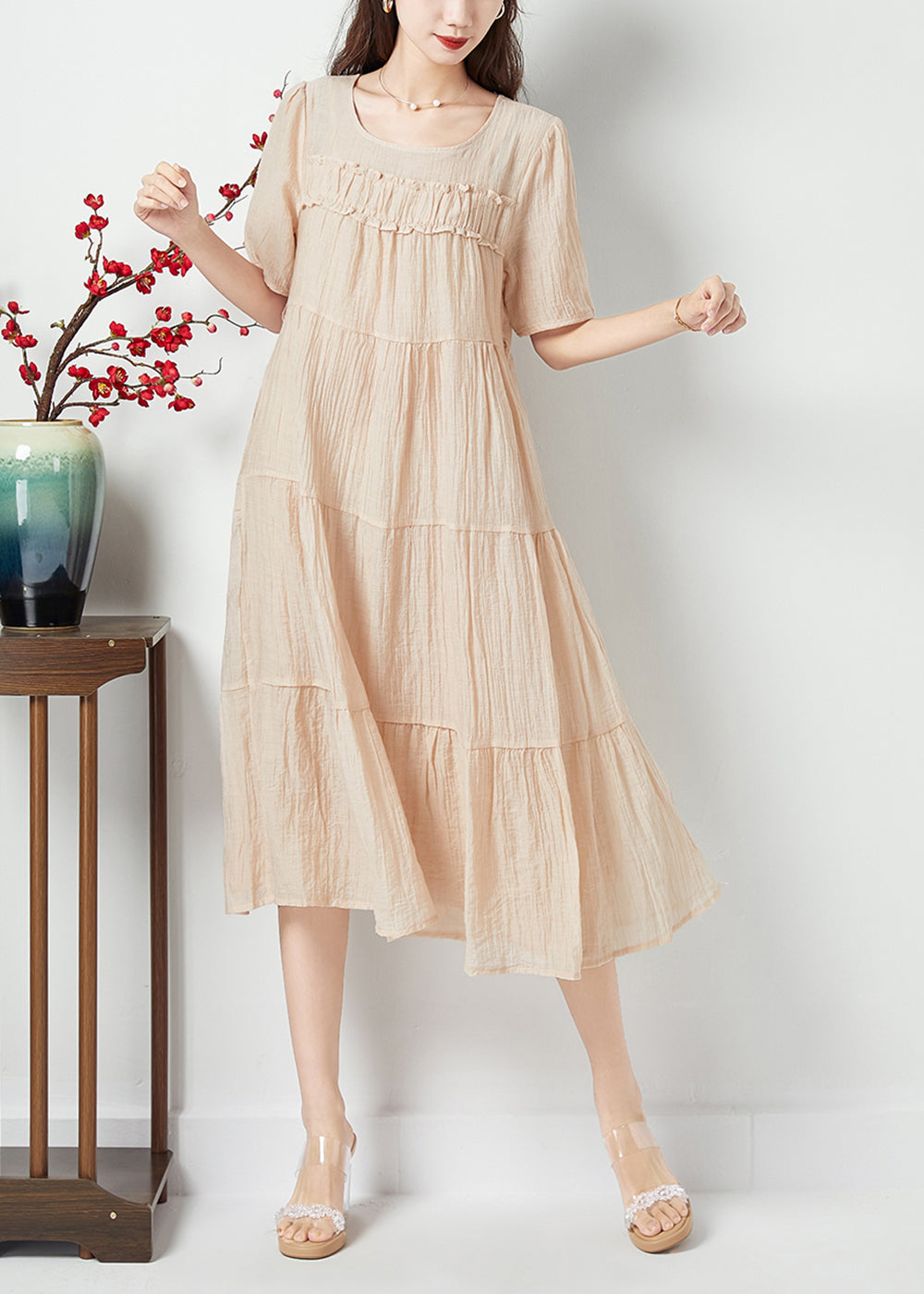 A Vintage Style Dress with Delicate Timeless Details