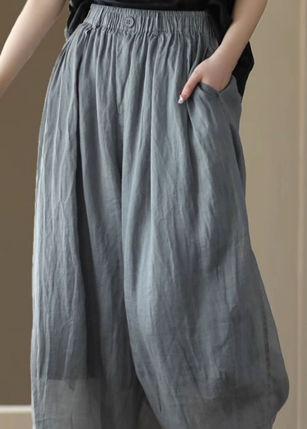 A Vintage Style Pants with Delicate Timeless Details
