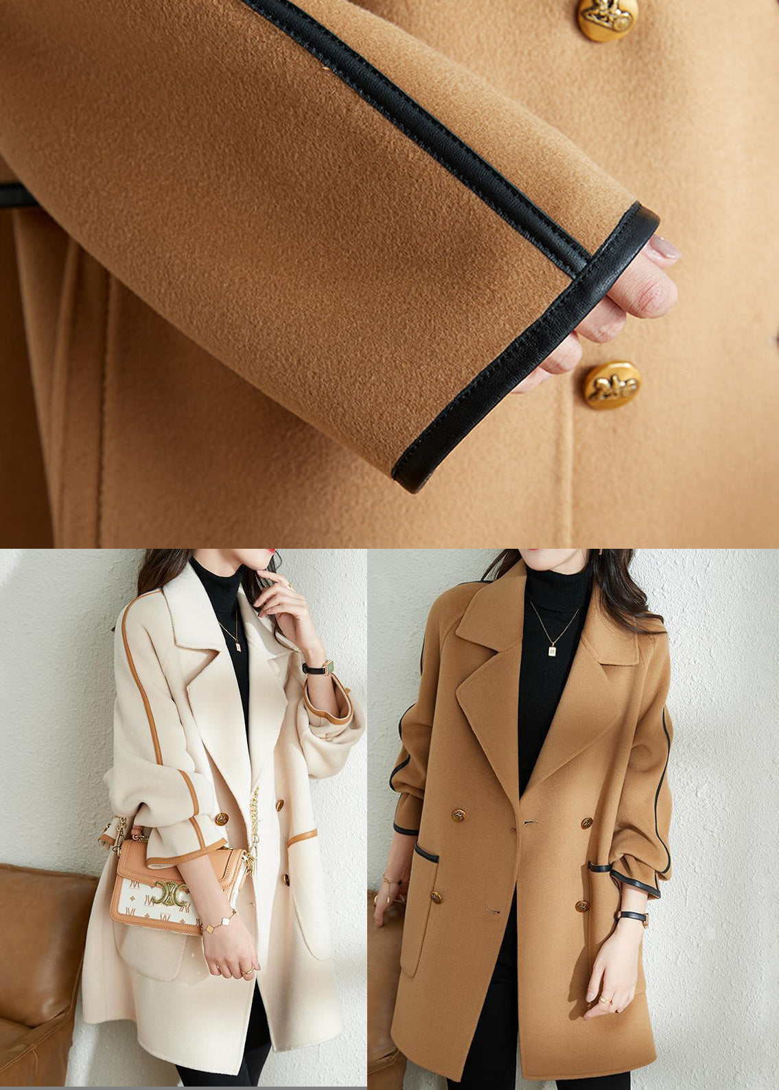 Classic Vintage Coat with a Flattering Fit