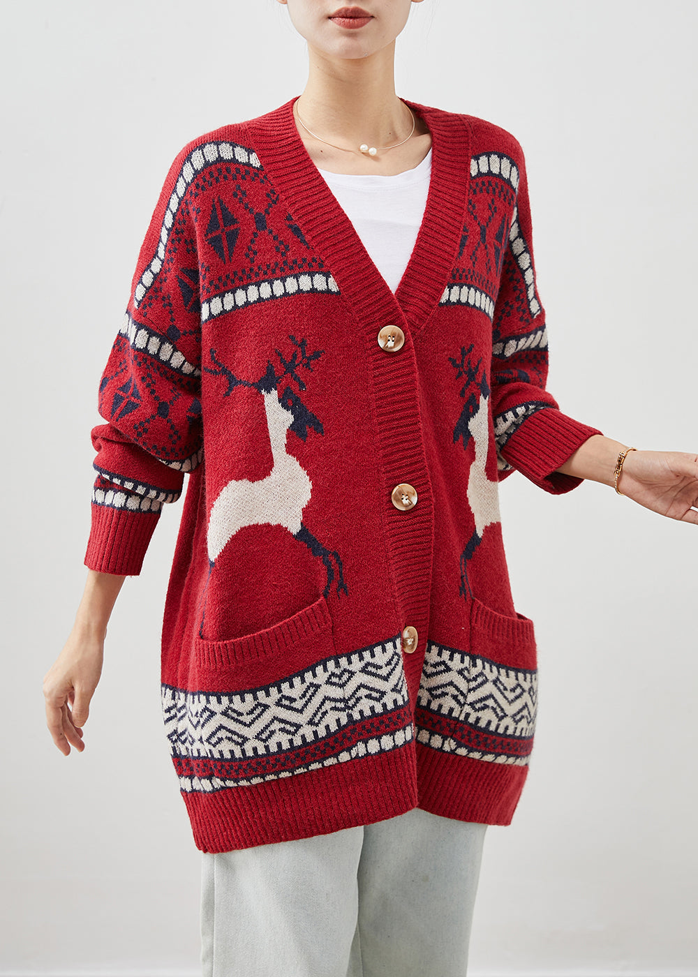 A Vintage Style Cardigan with Delicate Timeless Details