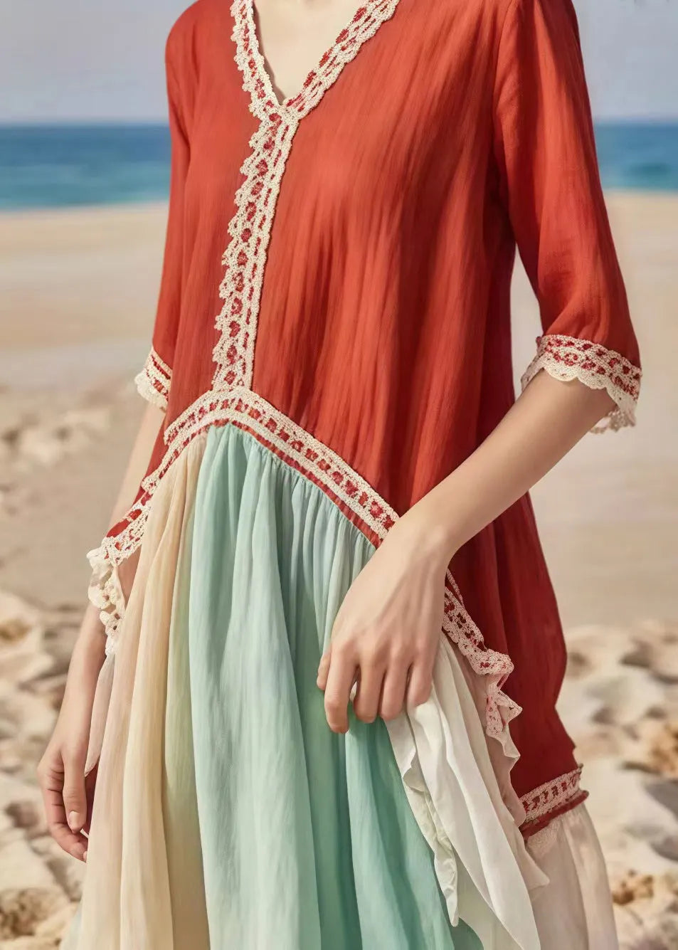 A Vintage Style Dress with Delicate Timeless Details