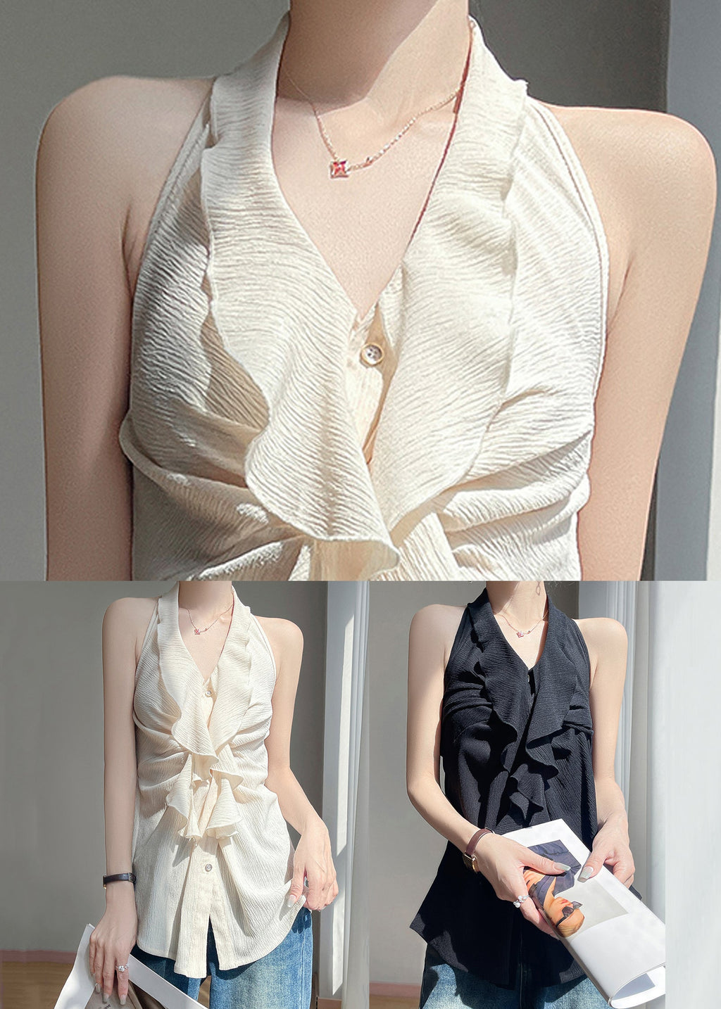 Beautifully Finished Blouse in a Timeless Design