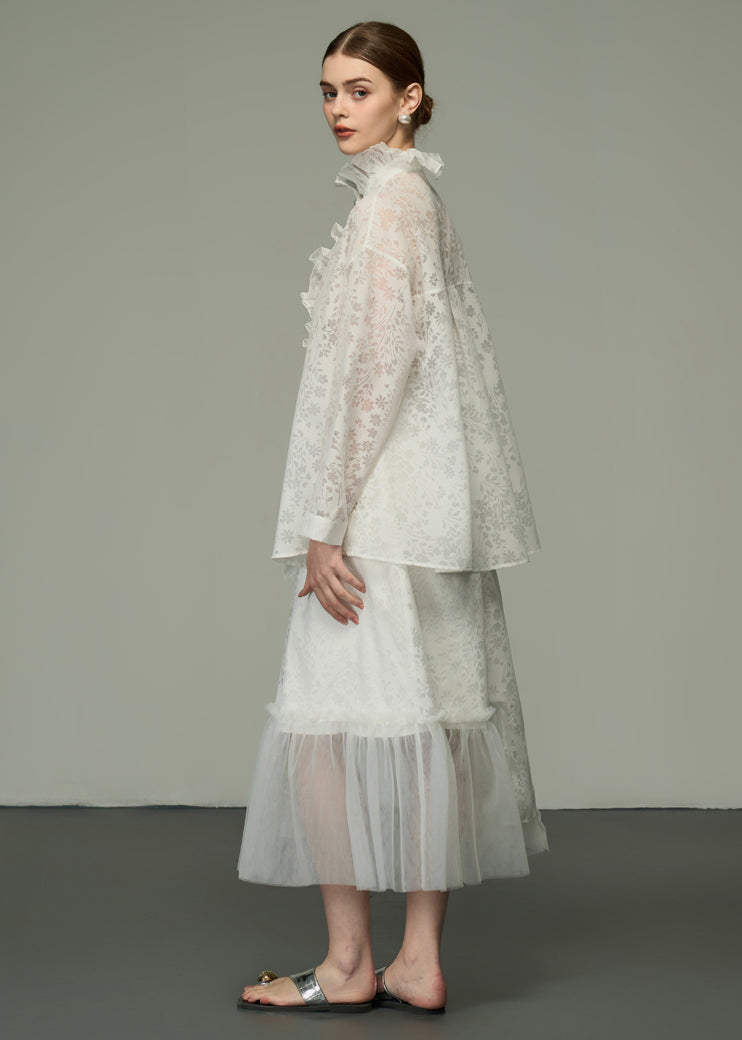 A Vintage Style Shirt with Delicate Timeless Details