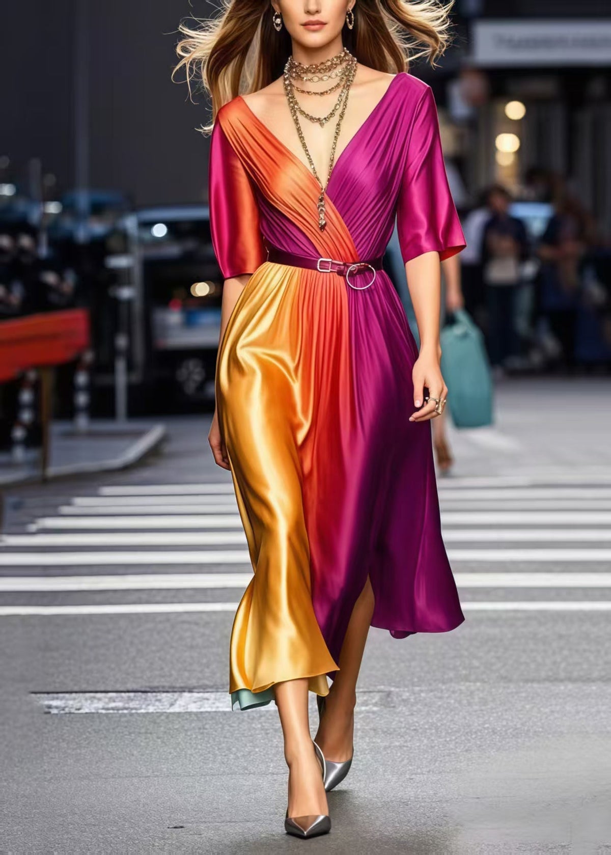 Classic Vintage Dress with a Flattering Fit