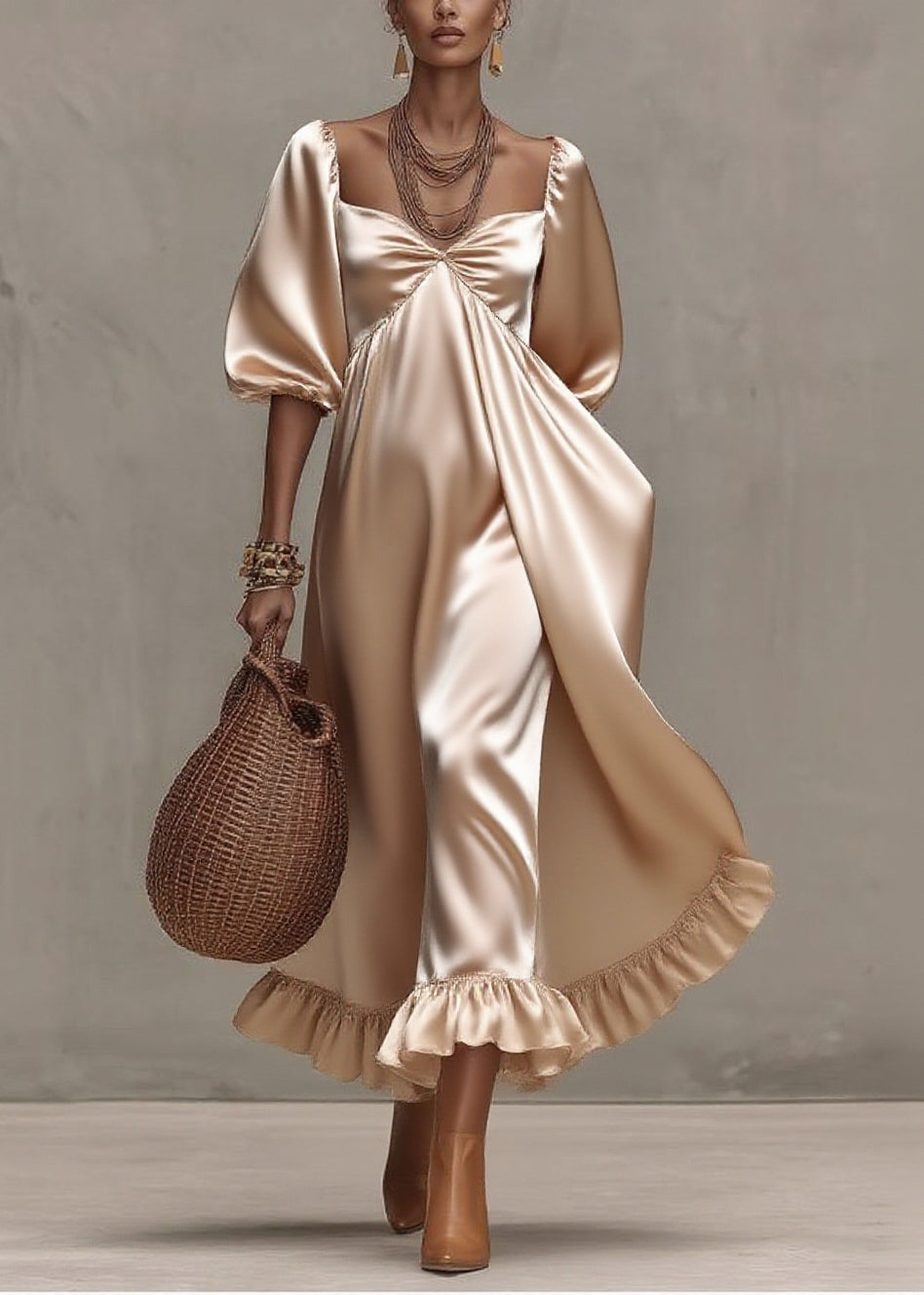 Classic Vintage Dress with a Flattering Fit